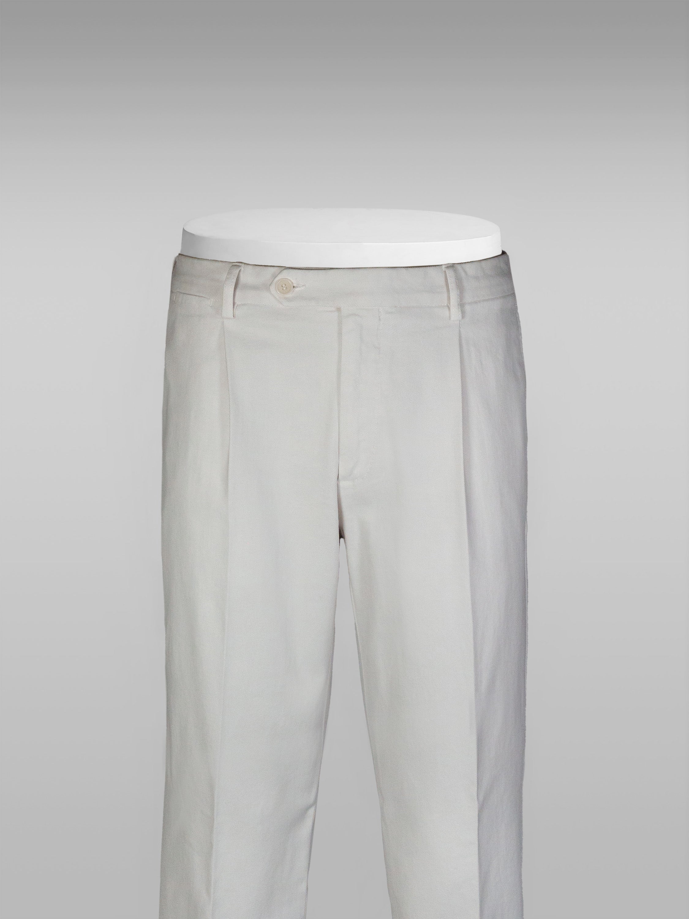 Ice cotton elastan sport trousers 1 pleat